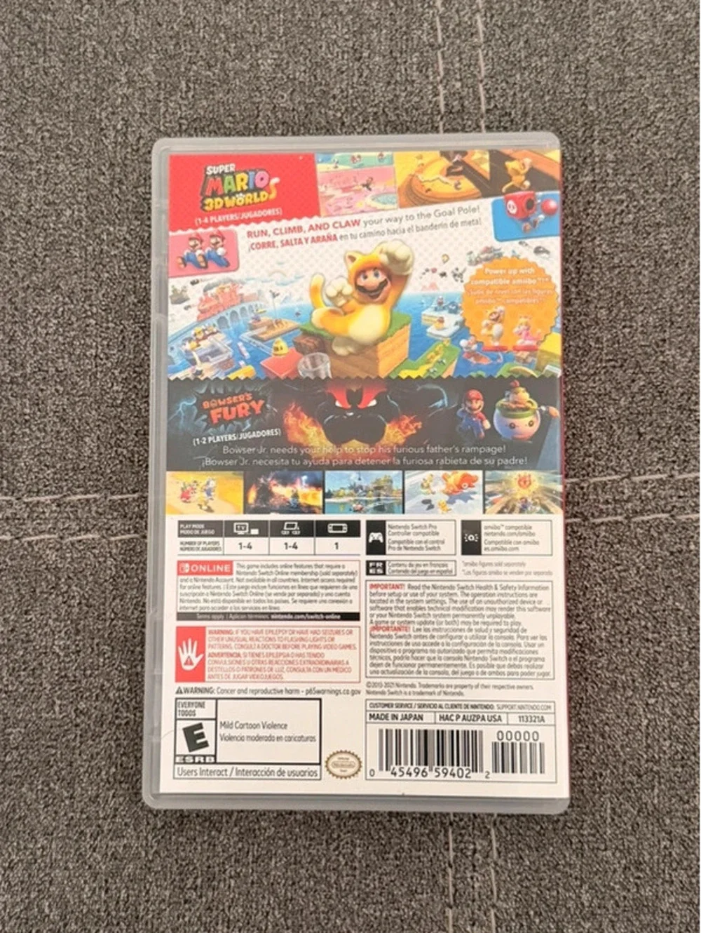 Super Mario 3D World+Bowsers Fury for Nintendo Switch